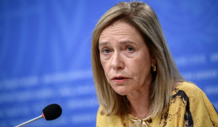 La secrétaire générale de l'Organisation météorologique mondiale Celeste Saulo à Genève, le 3 septembre 2026