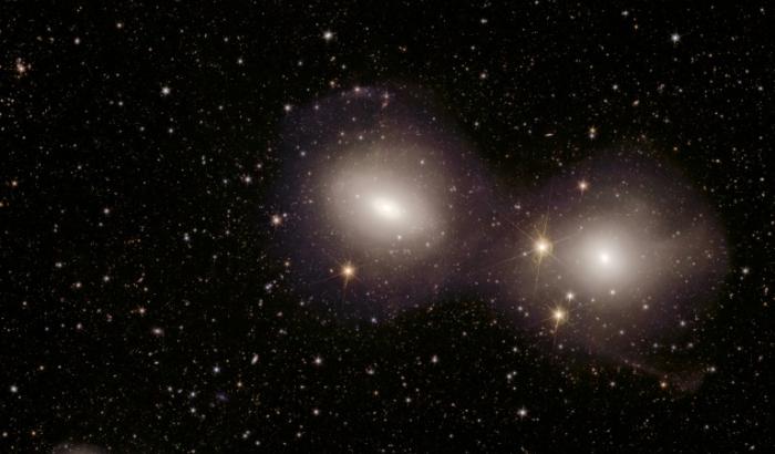 Le groupe de galaxies de la Dorade, à 62 millions d'années-lumière de la Terre, dans une image d'Euclid publiée le 23 mai 2024
