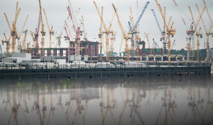 Une usine de Samsung Electronics en construction à Pyeongtaek, au sud de Séoul, le 28 mai 2026