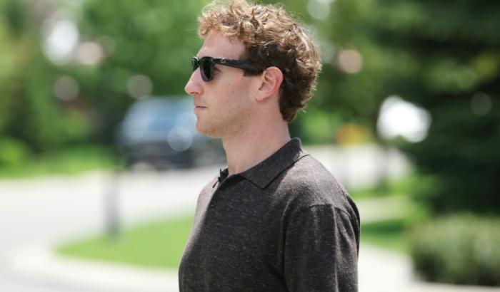Mark Zuckerberg, fondateur de Facebook et patron du géant américain des réseaux sociaux Meta, le 4 juillet 2026 à Sun Valley, dans l'Idaho
