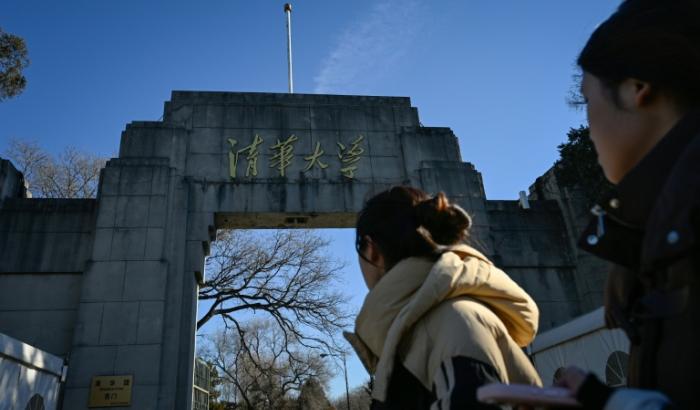 A l'université Tsinghua de Pékin le 31 décembre 2025