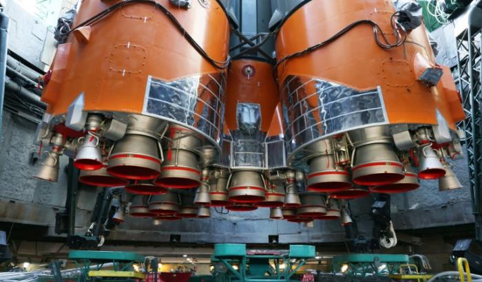 Der geplante Start einer russischen Trägerrakete vom Typ Sojus MS-25 zur Internationalen Raumstation (ISS) ist am Donnerstag in letzter Sekunde und aus bislang unbekanntem Grund abgesagt worden.