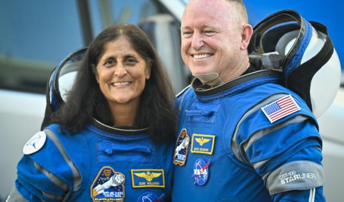 Butch Wilmore et Suni Williams le 5 juin 2024