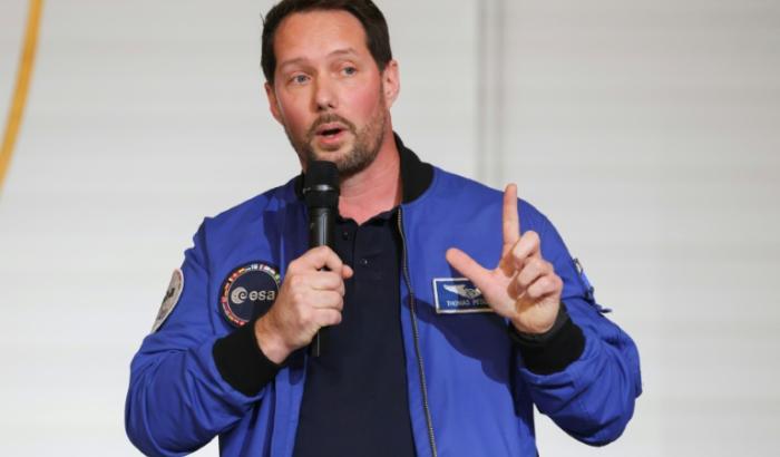 L'astronaute français Thomas Pesquet, de l'ESA (Agence spatiale européenne) à l'Élysée à Paris, le 5 février 2026