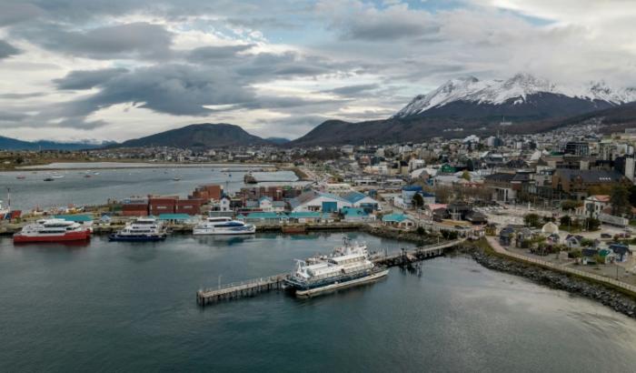 Vue d'Ushuaia, en Terre de Feu, le 13 mai 2026 en Argentine