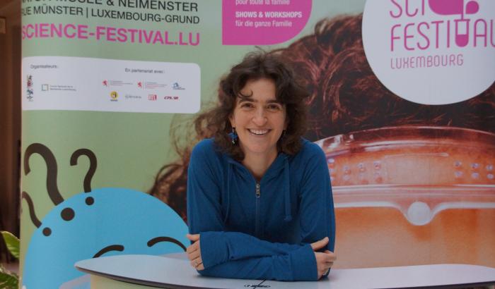 Sandrine Amann vom Nationalmuseum für Naturgeschichte gehört zu den Organisatoren des Science Festivals.