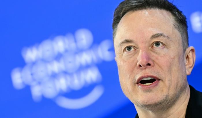 Elon Musk au sommet de Davos, le 22 janvier 2026, en Suisse