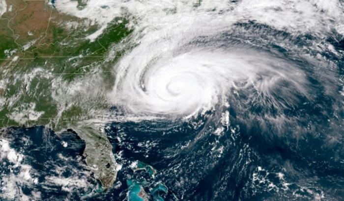 L'ouragan Florence vu du ciel le 13 septembre 2018