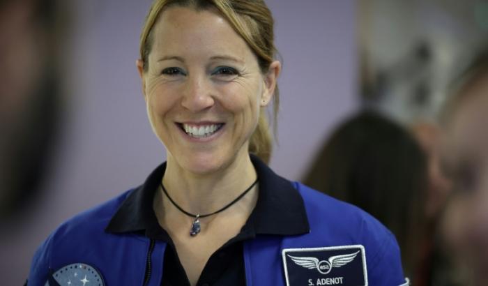 L'astronaute française Sophie Adenot lors d'une conférence de presse à Toulouse, en France le 24 novembre 2025