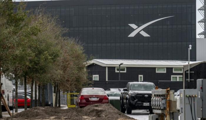 Le bâtiment de SpaceX à Starbase, le 28 mai 2025 au Texas