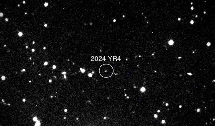 Image fournie par la NASA le 31 janvier 2025 montre l’astéroïde 2024 YR4 tel qu’observé par le télescope Magdalena Ridge de 2,4 mètres à l'Institut de technologie du Nouveau-Mexique le 27 janvier 2025.