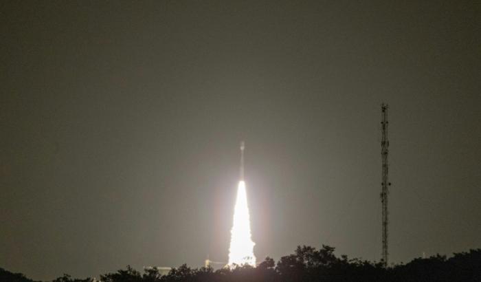 Lancement d'une fusée Vega-C depuis le centre spatial guyanais, le 25 juillet 2025 à Kourou