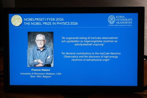 Endlich hat das Warten ein Ende: Für den belgischen Astrophysiker und diesjährigen Physik-Nobelpreisträger Francis Halzen ist die Auszeichnung der Königlichen Schwedischen Akademie der Wissenschaften eine große Erleichterung.