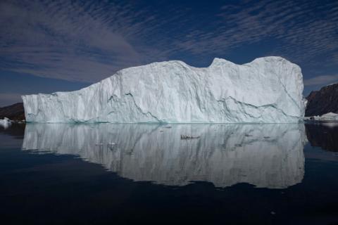 Un iceberg au Groenland en août 2023