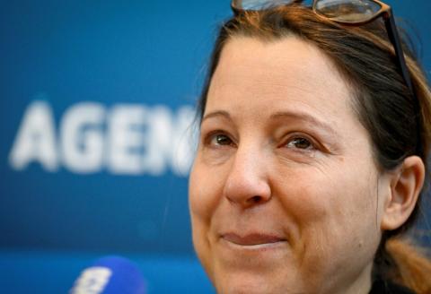 L'astronaute Sophie Adenot à Cologne en Allemagne le 10 octobre 2026