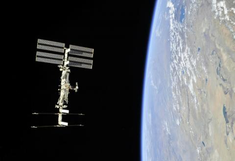 La Station spatiale internationale (ISS) photographiée en novembre 2018