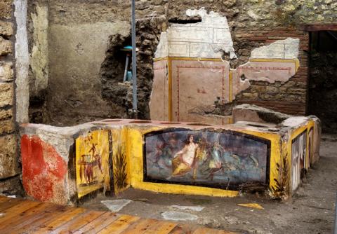 In Pompeji haben Archäologen ein außergewöhnlich gut erhaltenes antikes Restaurant ausgegraben.