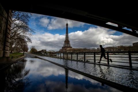 Les quais de Seine, à Paris, le 5 mars 2024