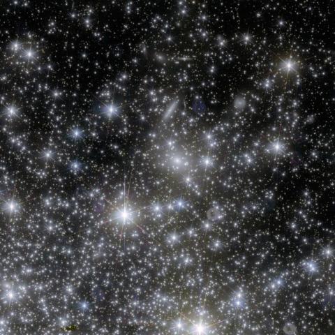 Image astronomique astronomique non datée de l'amas globulaire NGC6397 diffusée le 2 novembre 2023 par l'Agence spatiale européenne (ESA) et prise lors de la mission spatiale Euclid de l'ESA