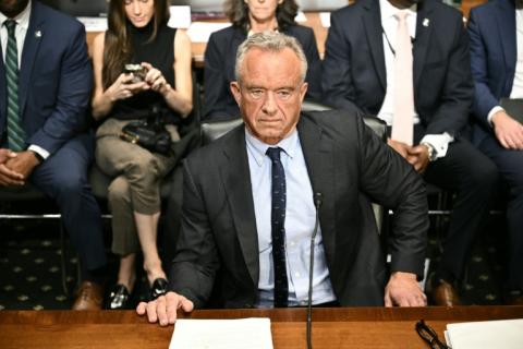 Le ministre de la Santé Robert Kennedy Jr auditionné par une commission sénatoriale au Congrès américain à Washington DC, le 4 septembre 2025