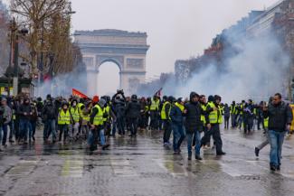 Manifestation des gilets jaunes à Paris