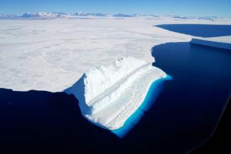 Le détroit de McMurdo, en Antarctique, photo publiée par la NASA le 20 décembre 2017