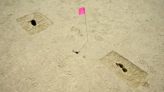 Des empreintes de pas vieilles de plus de 12.000 ans, dans le désert de l'Utah, le 18 juillet 2022
