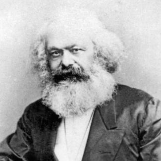 Photo datant de 1875 du philosophe allemand Karl Marx