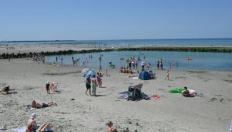 La plage de Wimereux, le 25 juin 2023 dans le Pas-de-Calais