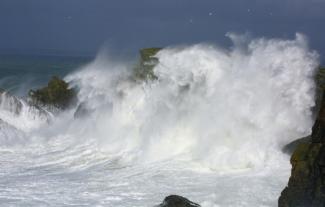Im Meer vor der bretonischen Küste haben französische Wissenschaftler eine etwa 7000 Jahre alte und 120 Meter lange Granitmauer entdeckt.