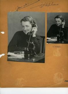 illustration d'un téléphone en bakélite datant de janvier 1935