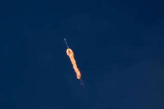 Une fusée Falcon 9 de SpaceX décolle de la base spatiale de Vandenberg, à Lompoc, le 28 mai 2024 en Californie