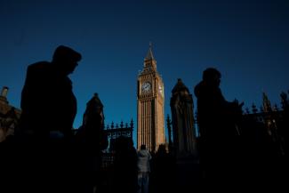 L'horloge Big Ben, à Londres, le 29 novembre 2024