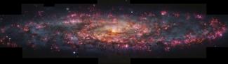 Une image en milliers de couleurs de la galaxie du Sculpteur, fournie par l'ESO le 18 juin 2025