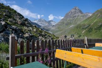 Près du glacier Jamtal, le 20 juillet 2022