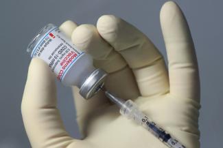 Le vaccin de Moderna contre le Covid-19 à Magdebourg en Allemagne en janvier 2021