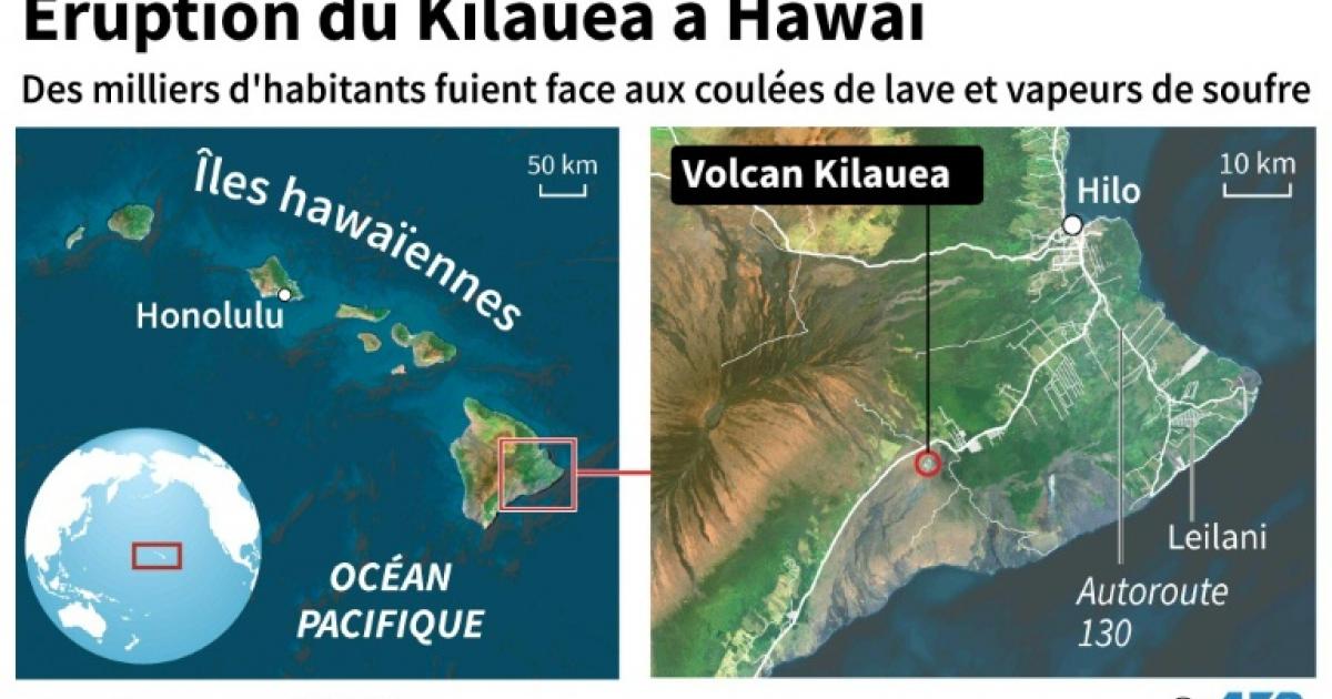 De nouvelles fissures ouvertes pr s du volcan Kilauea   Hawa 